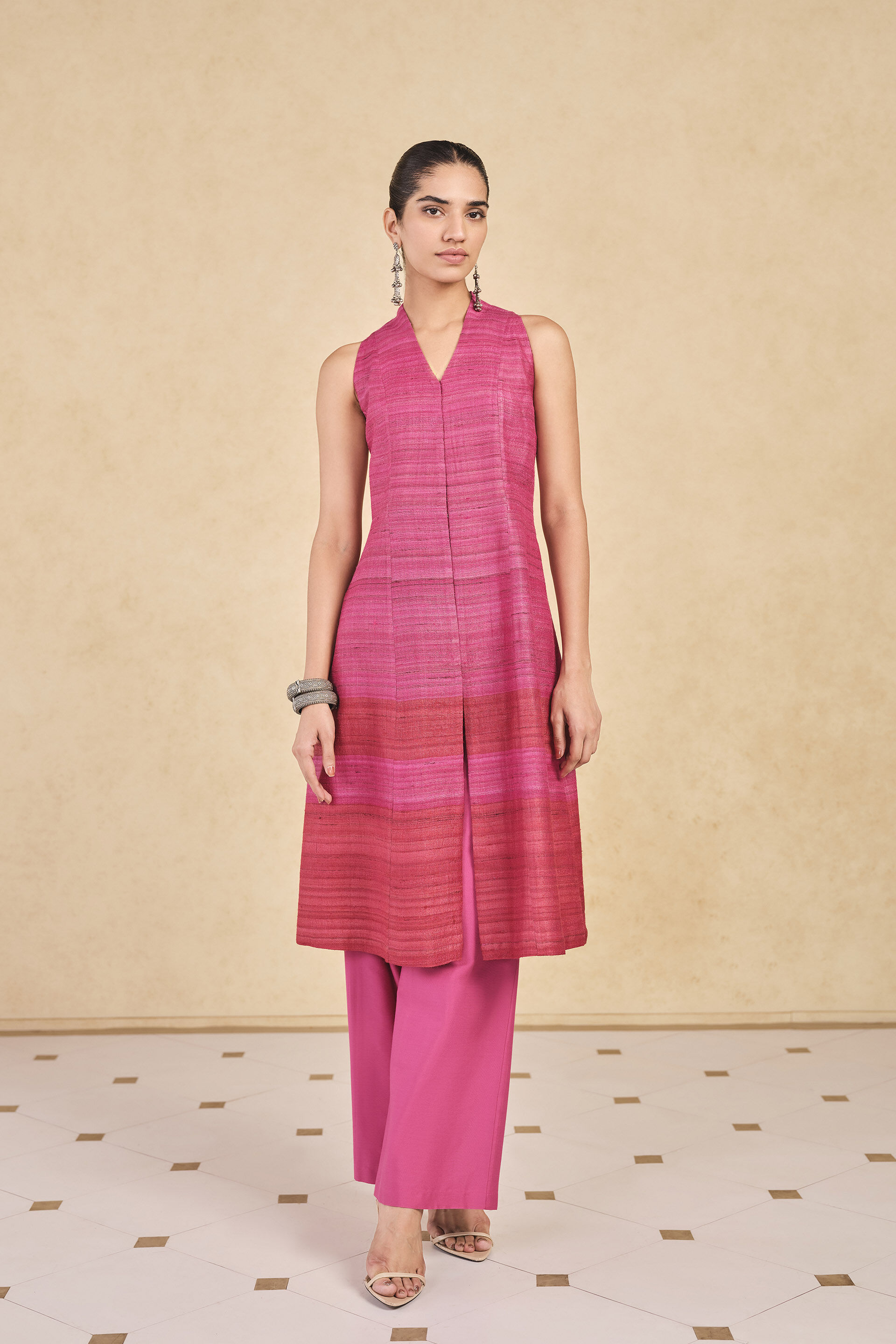 Kirabo Silk Co-ord - Pink